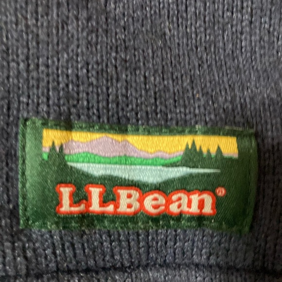 Mens LL. Bean snap up pull over - Picture 5 of 5